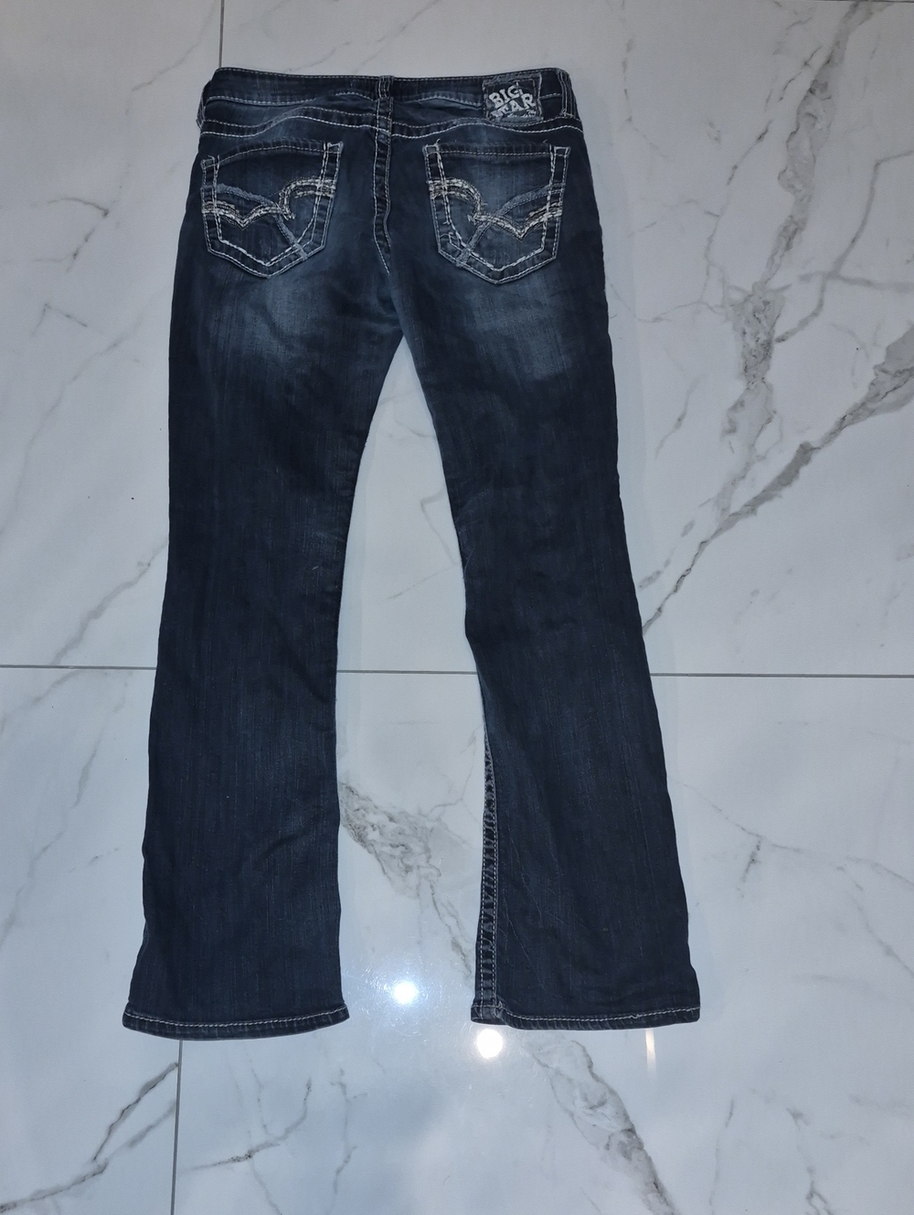 Big Star Women's Dark Indigo Flare Jeans 29l
